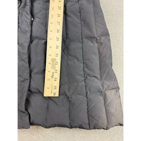 Post Card Women's 2 I38 GB4 Black Puffer Winter Coat Made In Romania - Picture 8 of 16